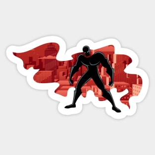 Superhero Abstract 2 Sticker